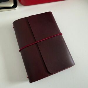 Oxblood Passport Sized Leather Journal